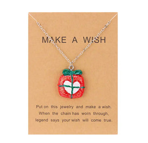 Collana Natale pacchetto regalo Christmas Edition