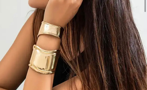Bracciale manetta polsino onda modello basso