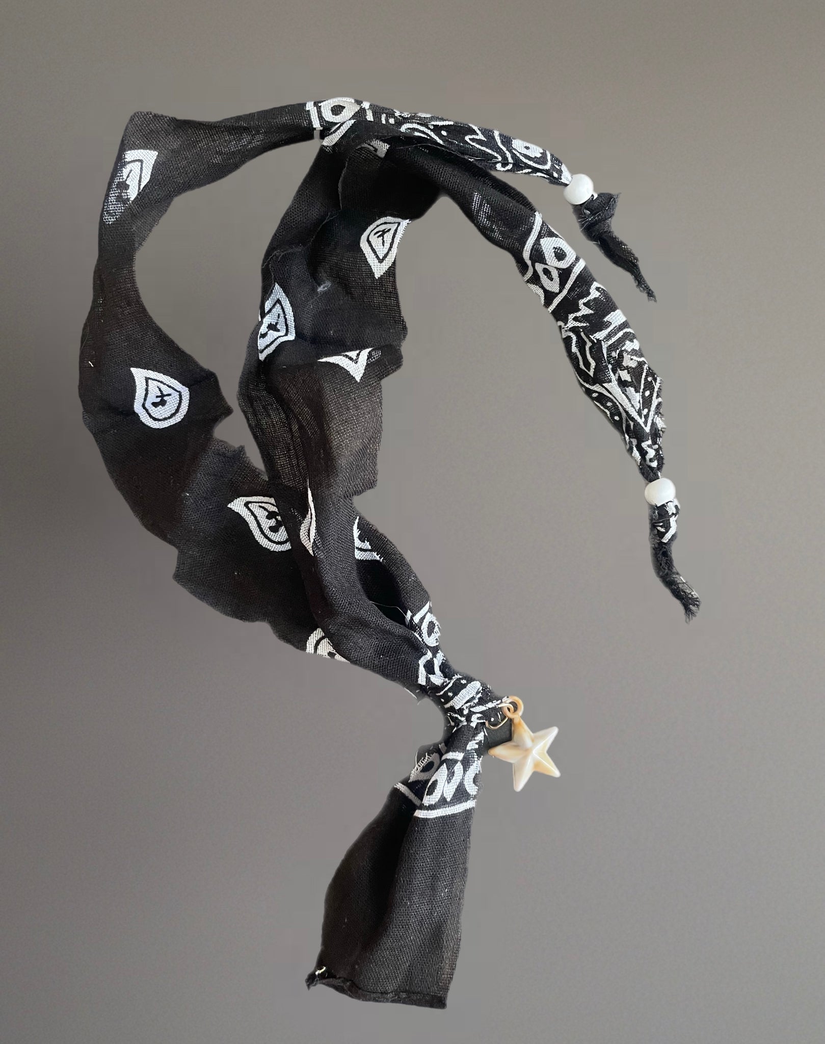 Collana cavigliera bandana con conchiglia vari colori