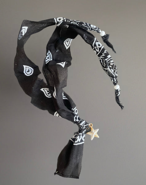 Collana cavigliera bandana con conchiglia vari colori