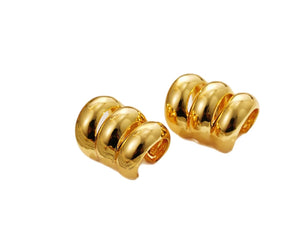 Mono earcuff Carola triplo cerchio unito