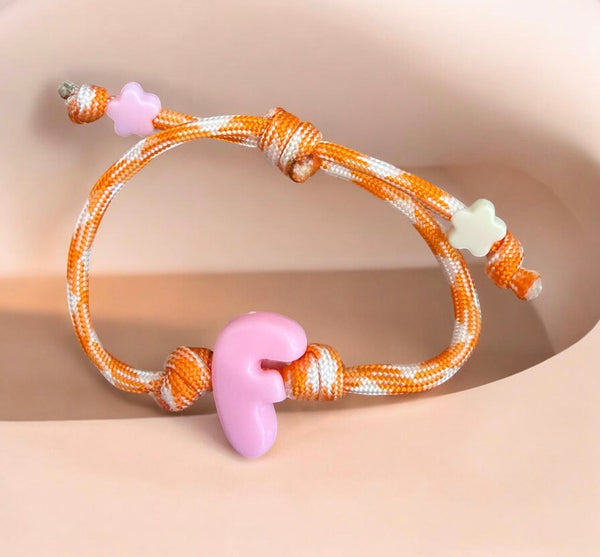 Bracciaie Marine florida lettera colorata Puff vari colori lettere D E F
