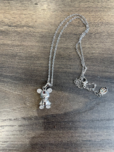 Collana teddy bear orsacchiotto crystal