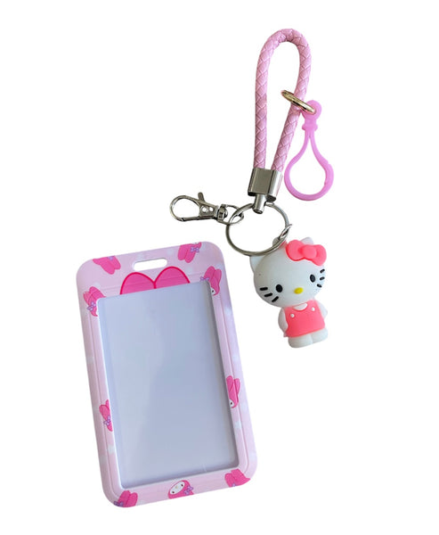 Portabadge portacarte portafoto My Melody & hallo kitty