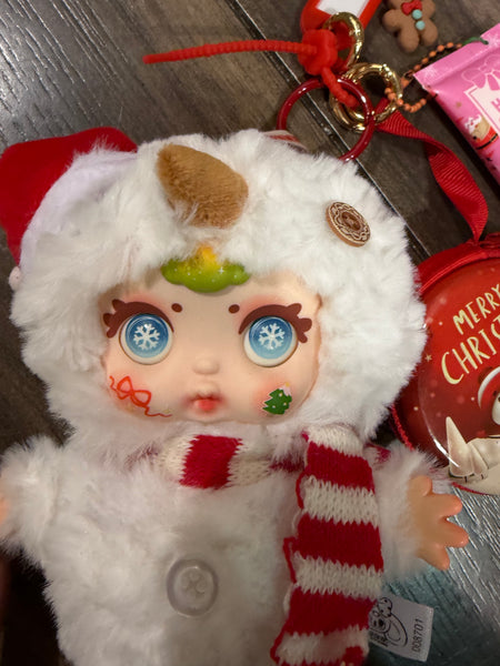 Pimp your bag MM Milk Candy  serie Christmas pupazzo di neve