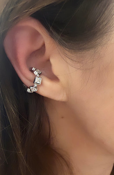 Earcuff Isla Bonita Crystal punti luce abrtract  due varianti colore