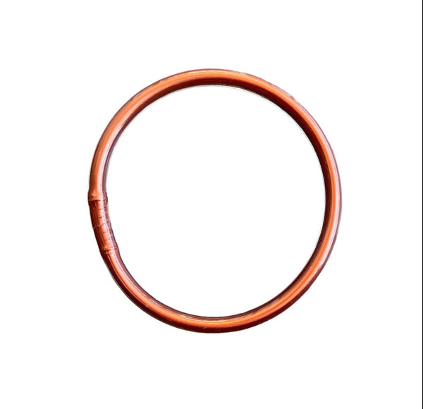 Jelly bangle oro rosa dark brillante
