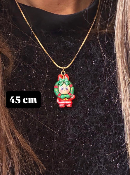 Collana  labubu Christmas edition Natale vari sogetti