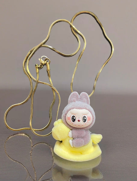 Collana Labubu cavalluccio a dondolo vari colori