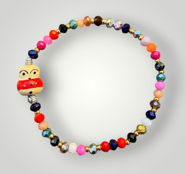 Bracciale chinitos de la Buena suerte rosso Limited Edition