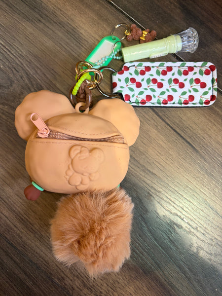 Pimp your bag  ( porta auricolari e piccoli oggetti ) orsetto commovente