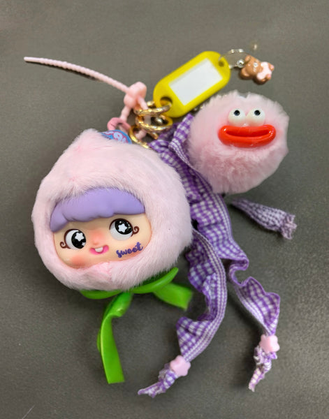 Pimp your bag Yaya Fun Fruits serie.. pesca Naughty (cattiva ) pesca Carina