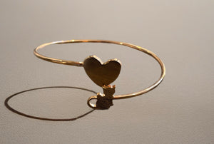 Bracciale So Glamour gattino  e cuore