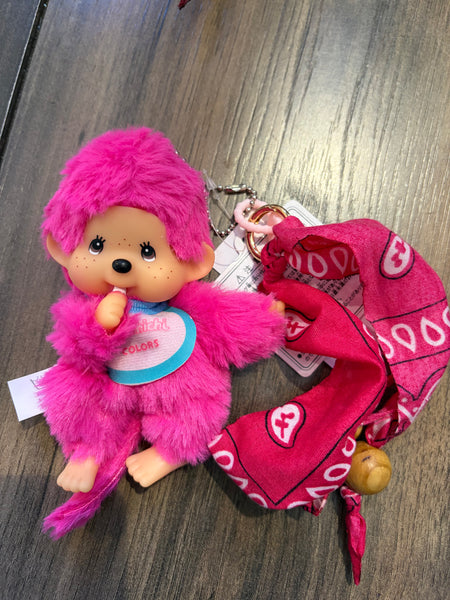 Pimp your Bag Monchichi colors Fuxia