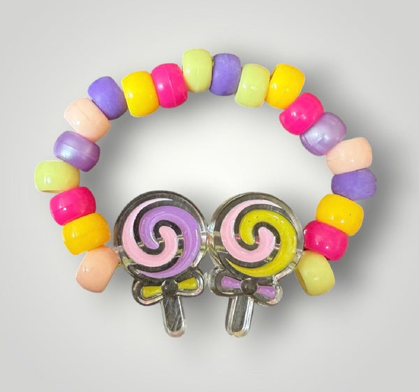 Bracciaie Colors pony Beads double lollypops vari colori