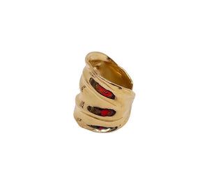 Anello regolabile Africa fascia alta lavorata