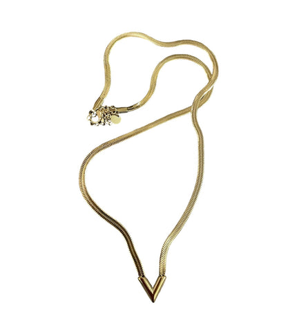 Collana snake piatto V due varianti colore