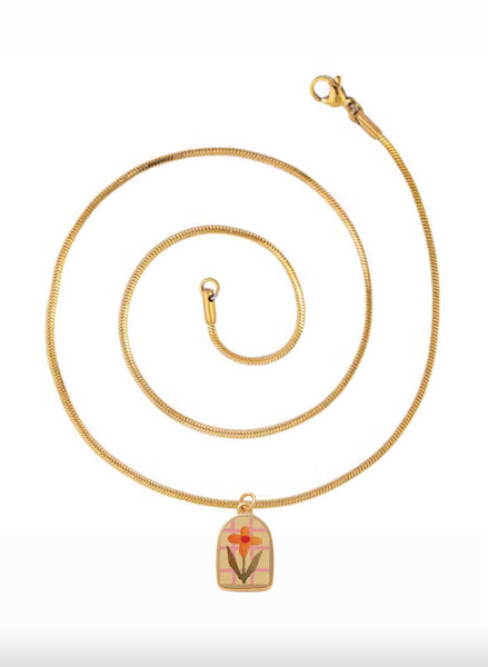 Collana Love Little Italy retro’ Flower vari disegni