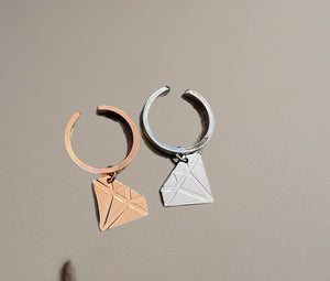 Anello regolabile So glamour diamante  due varianti colore