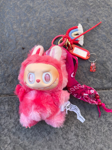 Pimp your Bag Keychain charms per borsa e portachiavi Labubu the monsters energy love