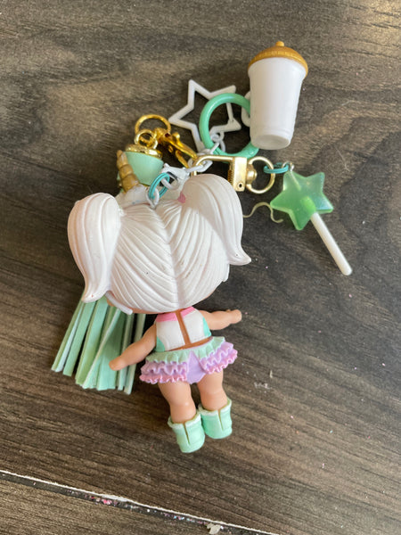 Pimp your Bag Lol capelli Rainbow pastel unicorno