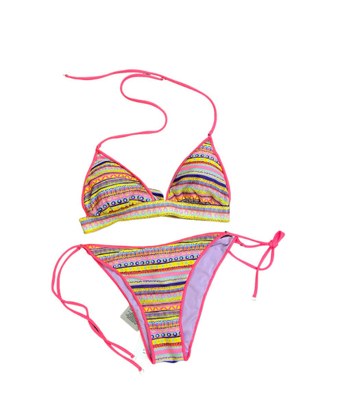 BIKINI MEFUI TRIANGOLO E SLIP AMERICANO REGOLABILE SEASHELL