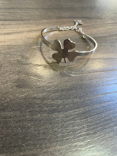 Bracciale So Glamour bangle quadrifoglio