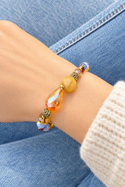 Bracciale Colors labyrinth con  goccia