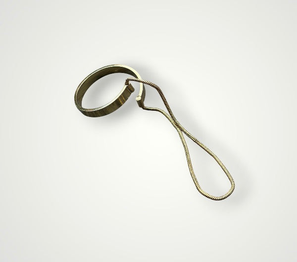 Earcuff anello e catenina
