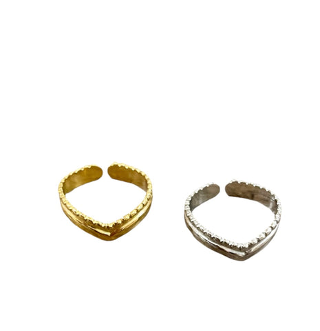 Anello V due varianti colore