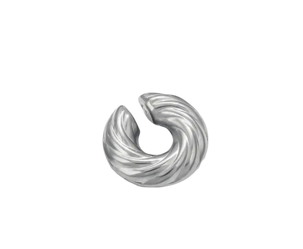 Mono earcuff big donuts Ambra due varianti colore