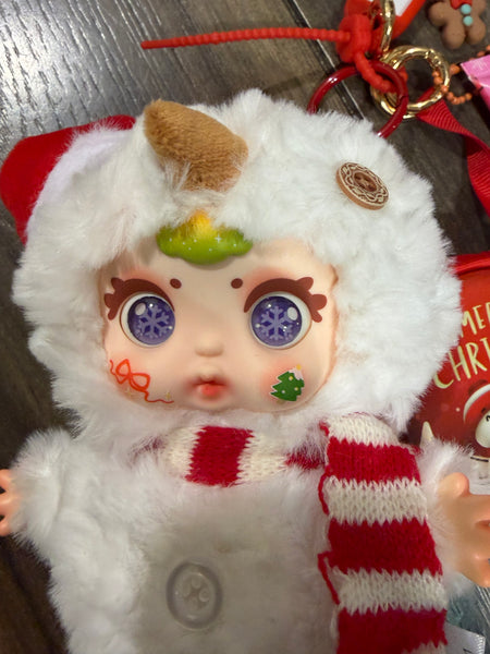 Pimp your bag MM Milk Candy  serie Christmas pupazzo di neve