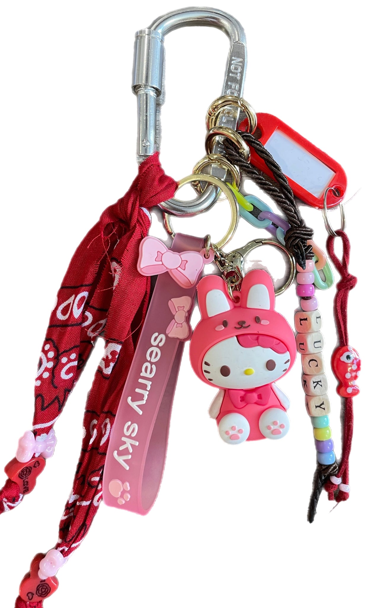 Pimp your Bag Keychain charms per borsa e portachiavi hallo kitty coniglietto