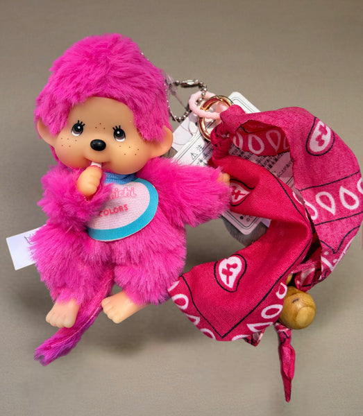 Pimp your Bag Monchichi colors Fuxia