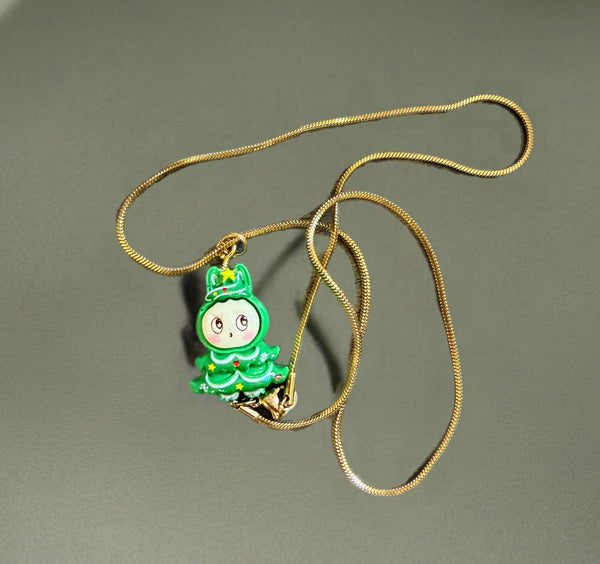Collana  labubu Christmas edition Natale vari sogetti
