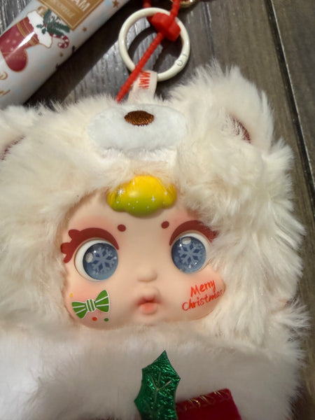 Pimp your bag MM Milk Candy  serie Christmas orsacchiotto calza di Natale