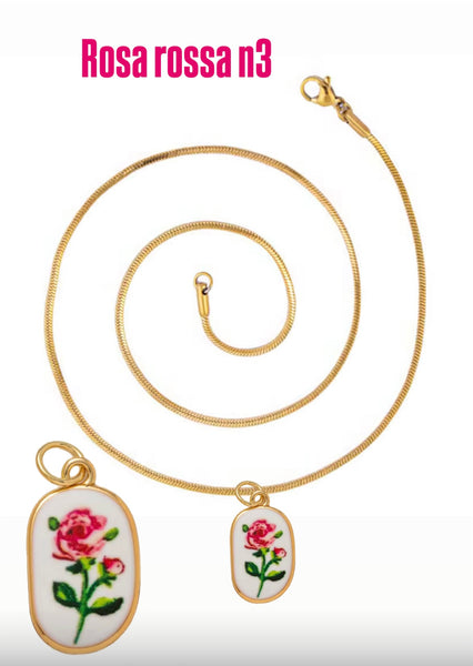 Collana Love Little Italy retro’ Flower vari disegni