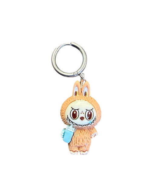 Mono orecchino Labubu con bibita vari colori