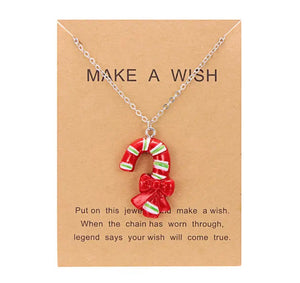 Collana Natale Bastincino di zucchero Christmas Edition