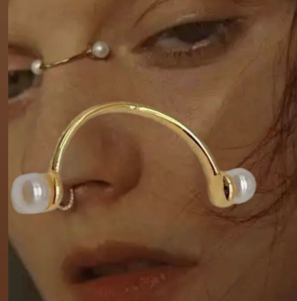 Shaper con perle gioielli per il viso face jewels
orecchino per il naso setto nasale
Bridge clip non serve avere il buco
