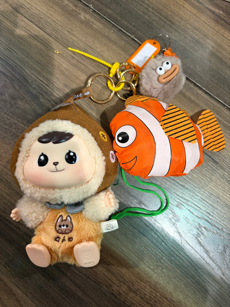 Pimp your bag Bao-ao Forest friends Series castagna