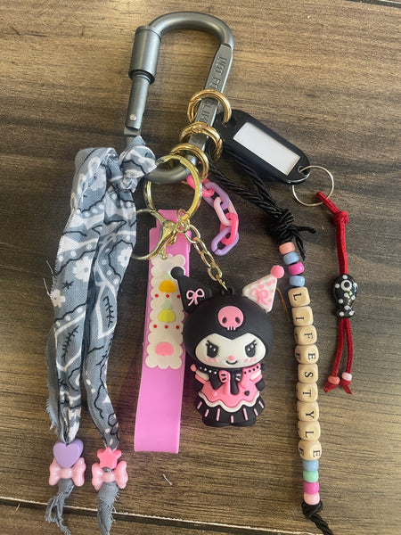 Pimp your Bag Keychain charms per borsa e portachiavi kuromi damina