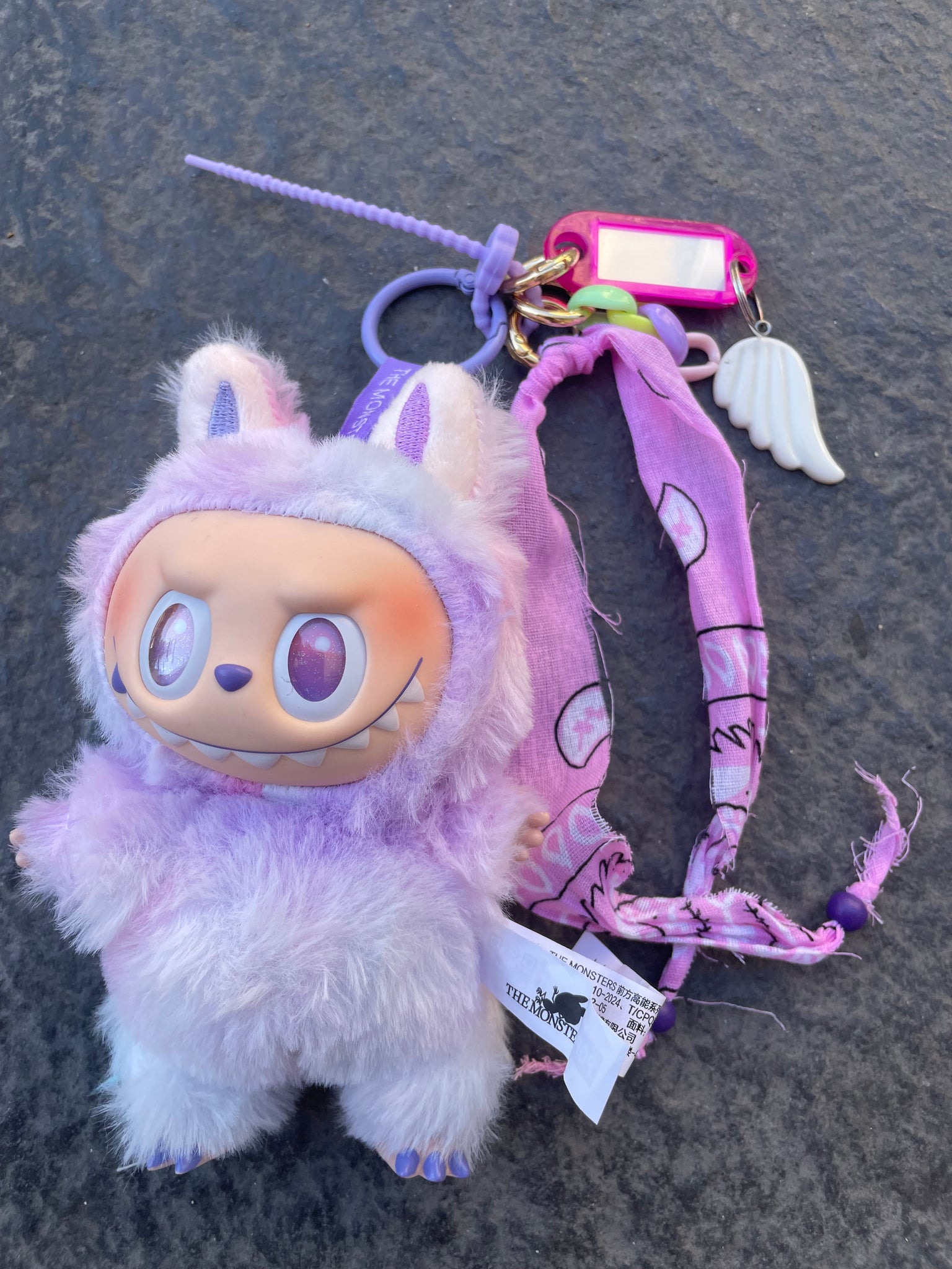 Pimp your Bag Keychain charms per borsa e portachiavi Labubu the monsters energy luck
