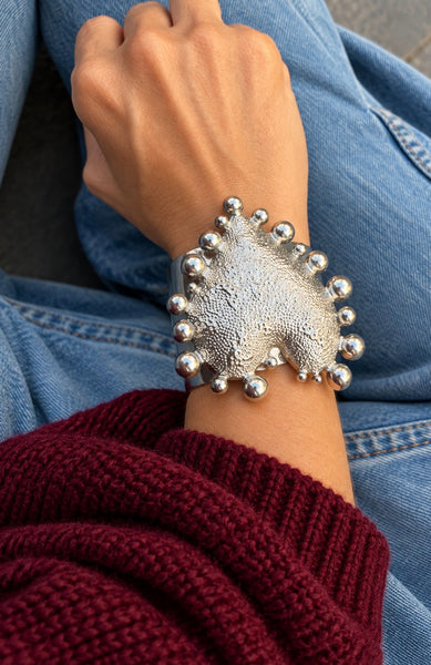 Bracciale Bangle Afrodite cuore bubbles due varianti colore