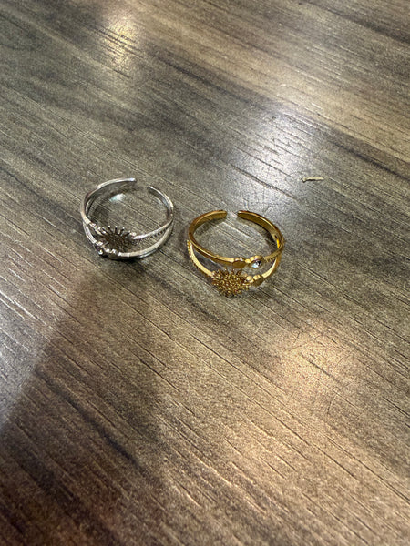 Anello raggio di sole  due varianti colore