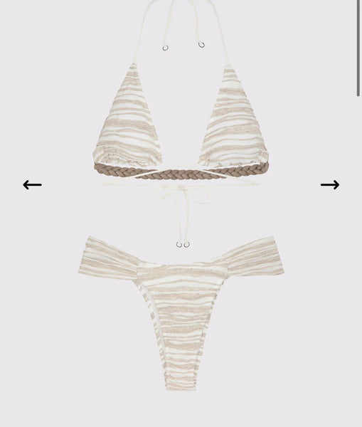 Bikini mefui triangolo alto e slip fisso Twist