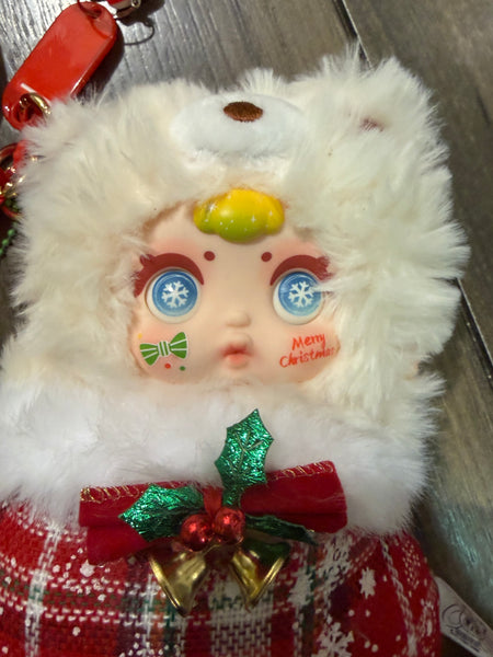 Pimp your bag MM Milk Candy  serie Christmas orsacchiotto calza di Natale