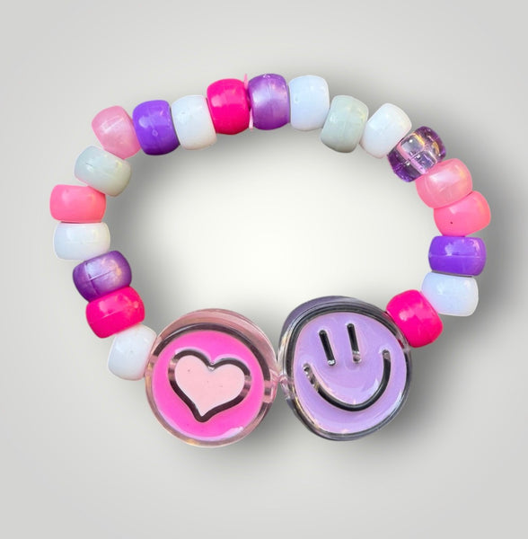 Bracciaie Colors pony Beads Smile  e Cuore vari colori
