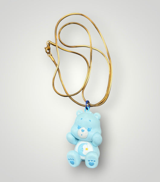 Collana orsetto del Cuore catenina 60 cm vari colori