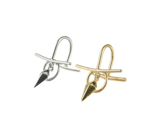 Face jewels Orecchino per labbro
con borchietta e cerchio  Labret clip non serve
avere il buco due varianti colore